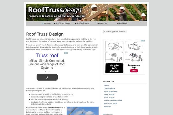 rooftrussblog.com site used Roof