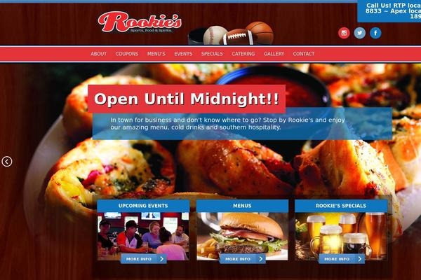 rookiessportsbars.com site used Rookies