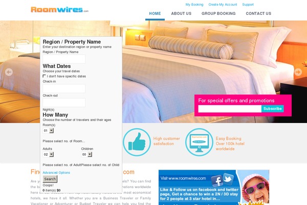 WordPress website example screenshot