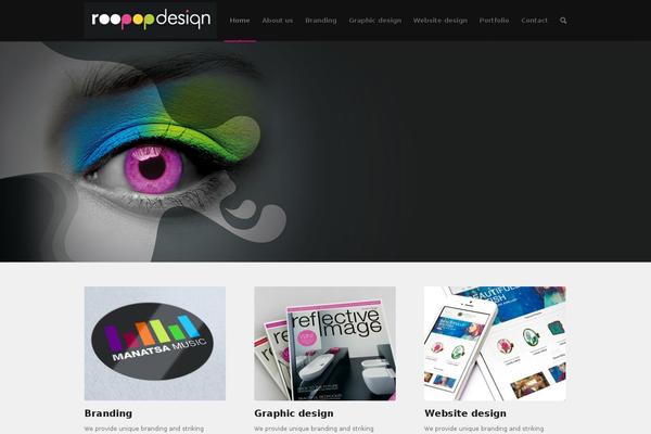 Enfold theme site design template sample