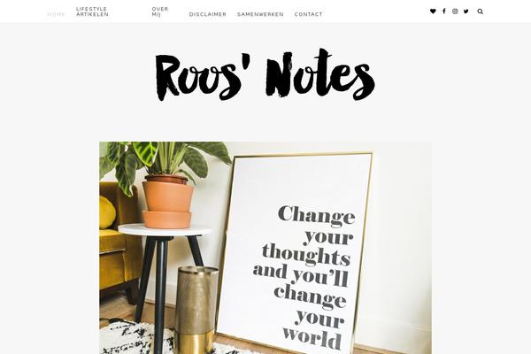 roosnotes.com site used Xoxo