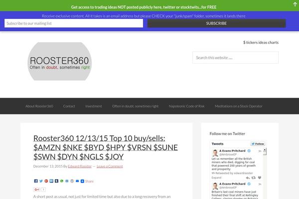 WordPress website example screenshot