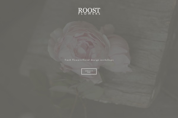 roostflowers.com site used Florist Flower Shop