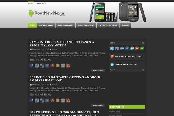 rootnewnexus.com site used Androidphone