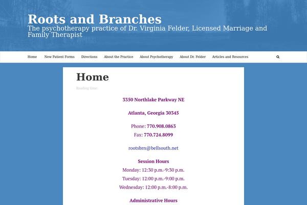 rootsandbranchesonline.com site used Studio-X