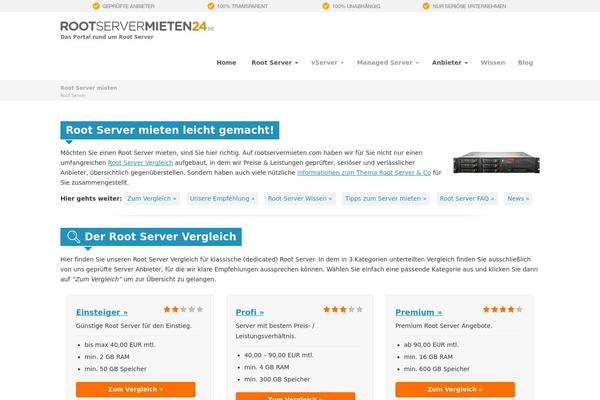WordPress website example screenshot