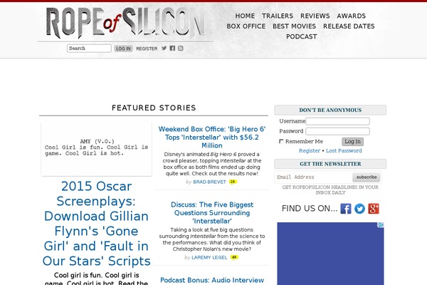 ropesofsilicon.com site used Breathless