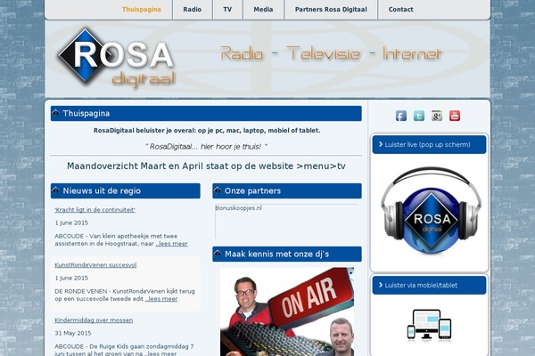 rosadigitaal.nl site used Dabba