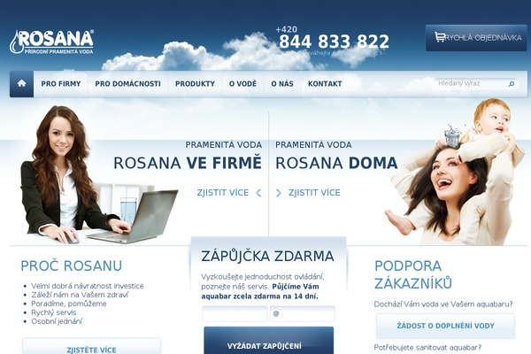 rosana.cz site used Rosana