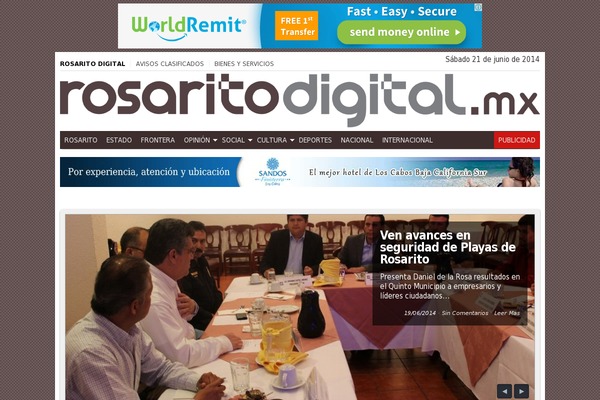 rosaritodigital.mx site used City Desk