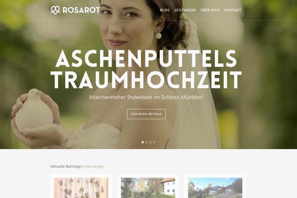 rosarothochzeiten.com site used Salient