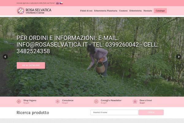 rosaselvatica.it site used Wp-organic-child