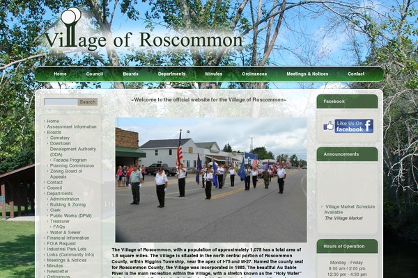 roscommonvillage.com site used Village4