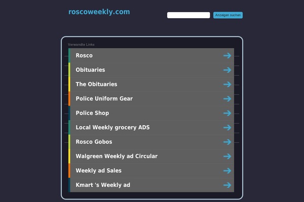 roscoweekly.com site used NewspaperTimes Single Pro