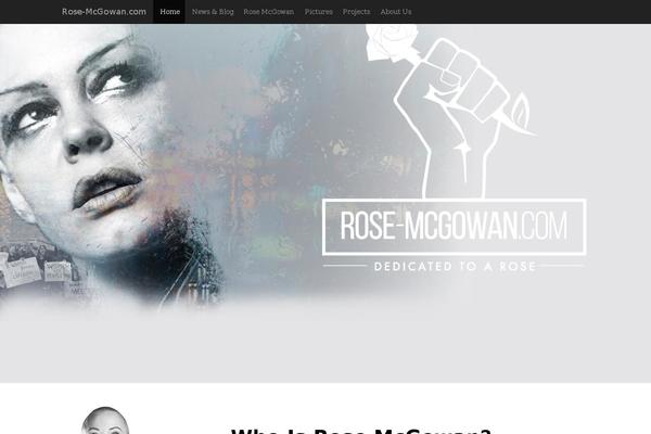 rose-mcgowan.com site used Roserebrand