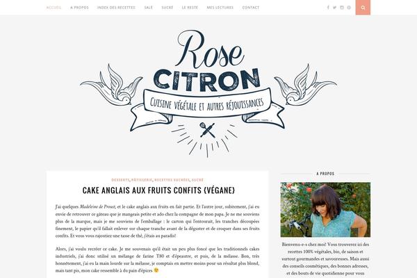 rosecitron.fr site used Florence_child