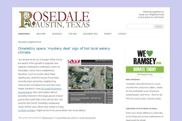 rosedaleaustin.org site used First-2012-child