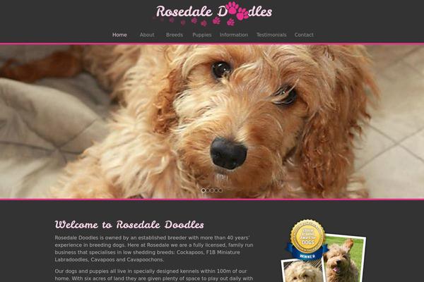 Enfold theme site design template sample