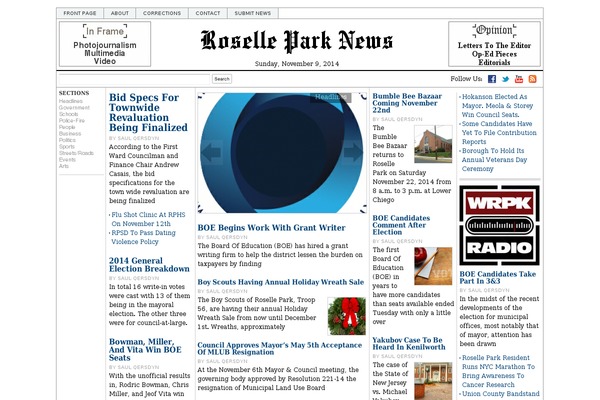 roselleparknews.org site used Ny2