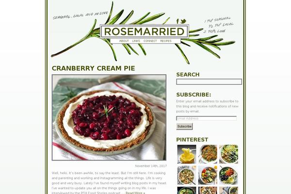 rosemarried.com site used Rosemaryandthyme