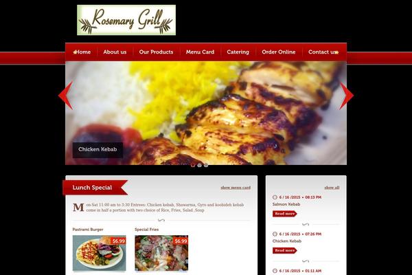 rosemary-grill.com site used Bordeaux