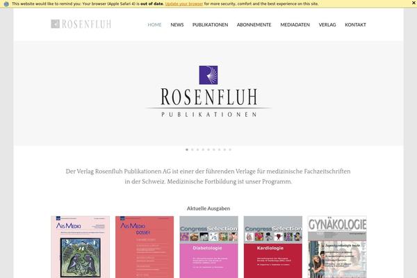 Site using Rosenfluh plugin