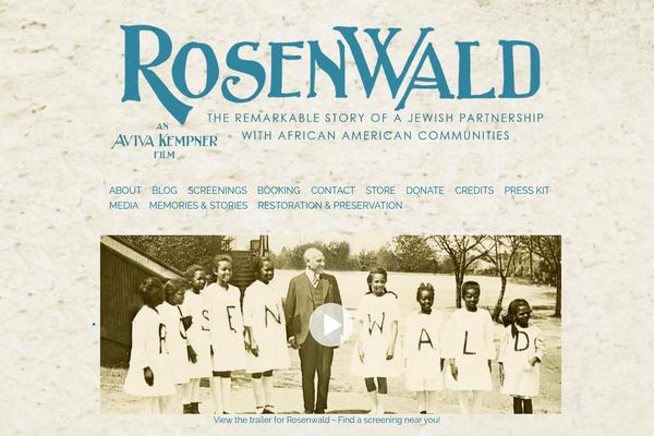 rosenwaldschoolsfilm.org site used Rosenwald