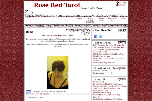roseredtarot.com site used Themescapes Raider