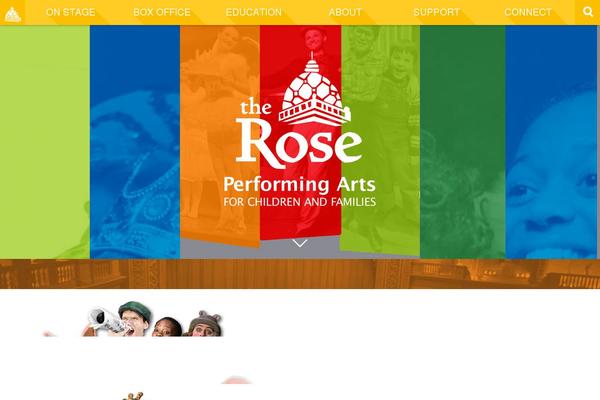 rosetheater.org site used The-rose