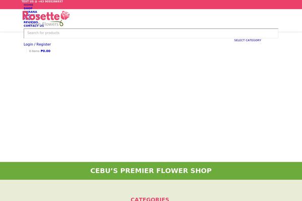 rosettefreshflowers.com site used Rosetteff_tm