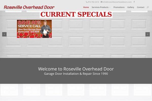 rosevilleoverheaddoors.com site used Foss