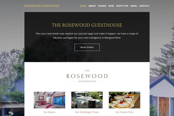 Rosewood theme site design template sample