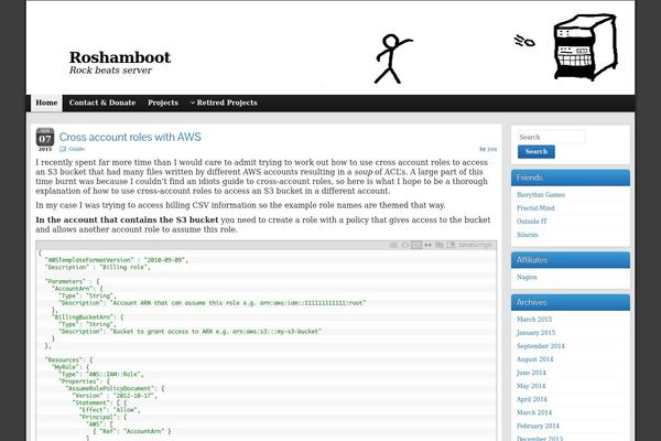 WordPress website example screenshot