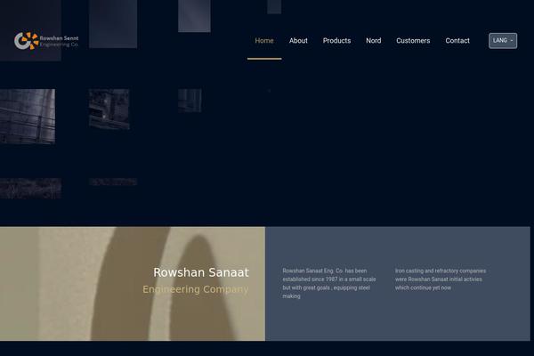Rowshan theme websites examples