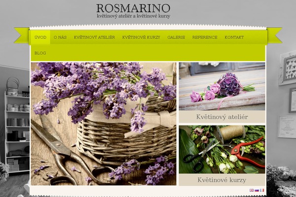 rosmarino.cz site used Twentyten-rosmarino