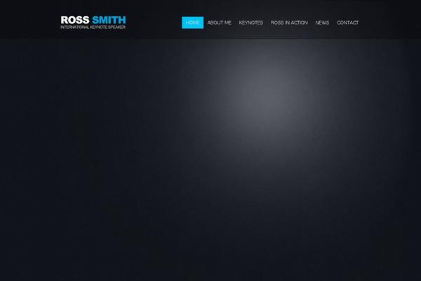 Ross theme site design template sample