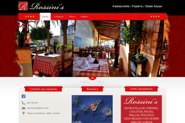 The Restaurant theme site design template sample