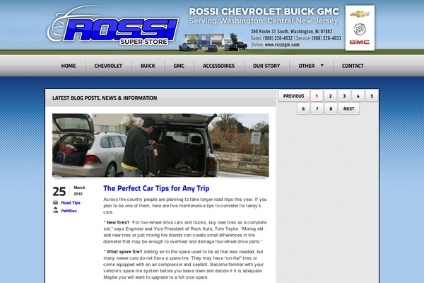 WordPress website example screenshot