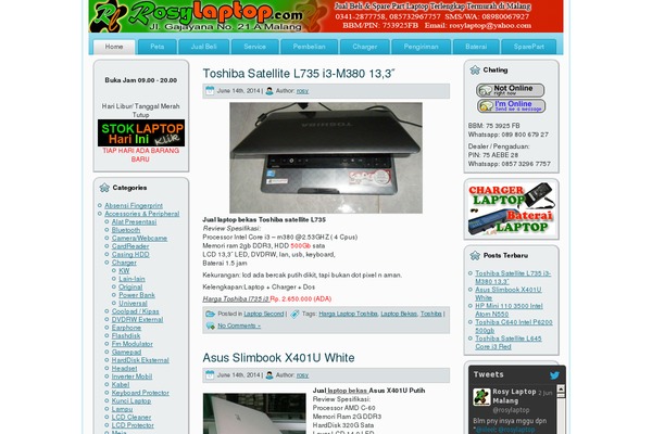 rosylaptop.com site used Laptop_store