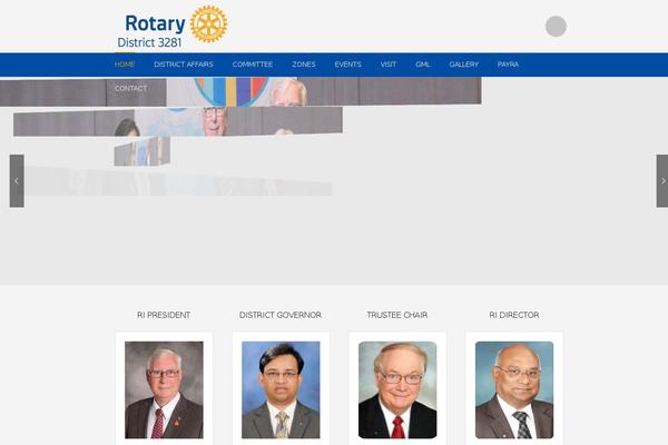 rotary3281.org site used Tempra