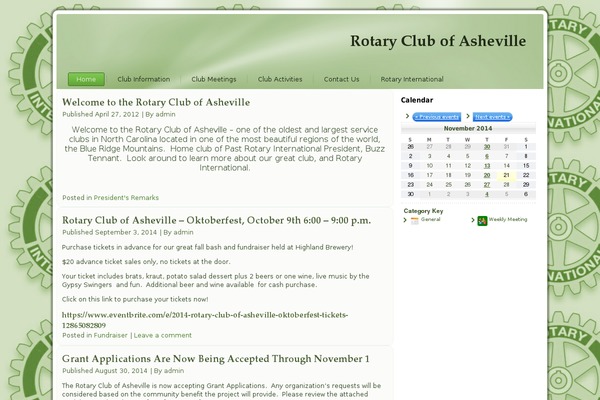 rotaryasheville.org site used Rcofasheville