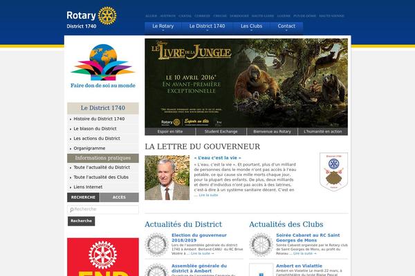 rotary1 theme websites examples