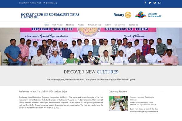 rotarytejas.org site used Avada-new