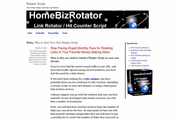 rotatorscript.com site used Frank Master
