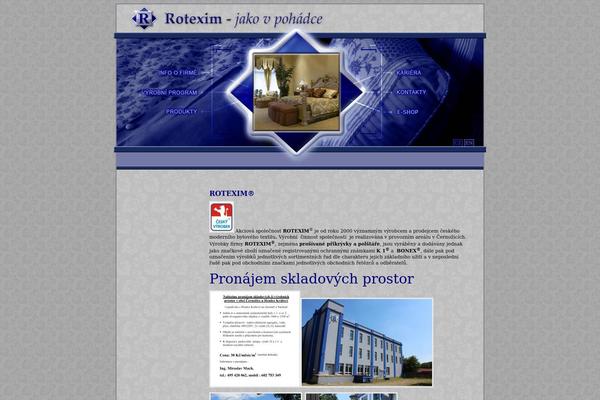 rotexim.cz site used Rotexim