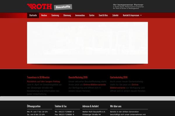 roth-baustoffe.de site used Roth