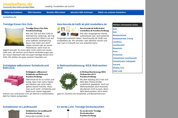 Default theme site design template sample