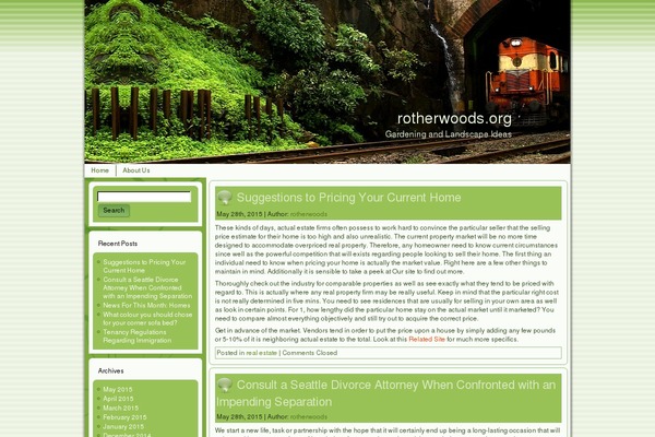 WordPress website example screenshot