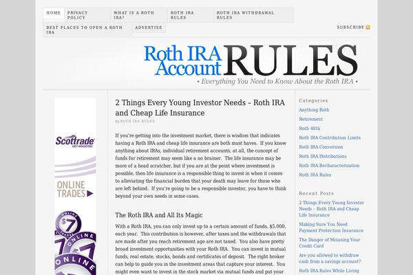 WordPress website example screenshot