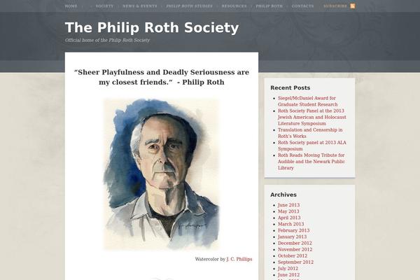 rothsociety.org site used Renegade